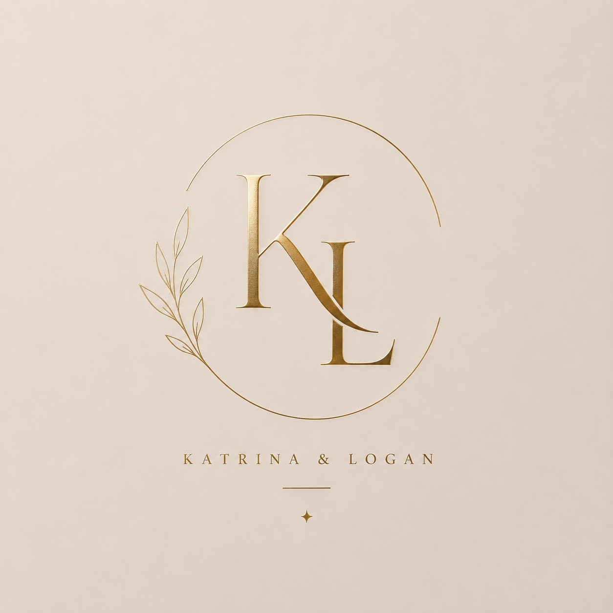 Logan and Katrina monogram